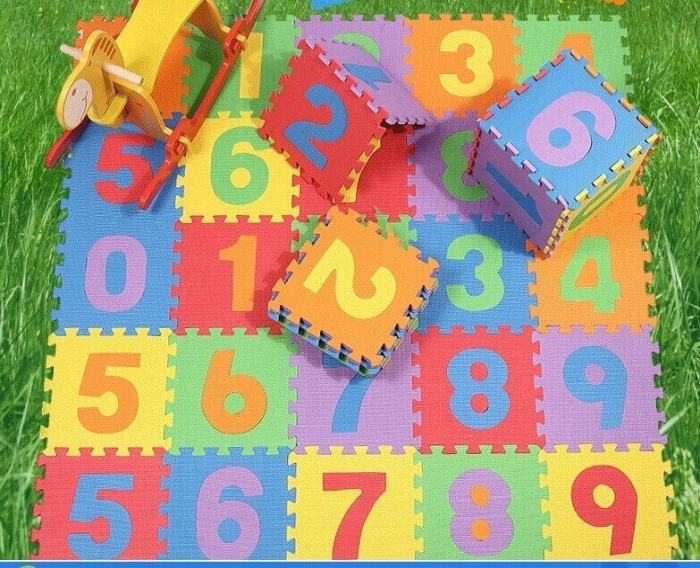 Covor puzzle  cifre [2]