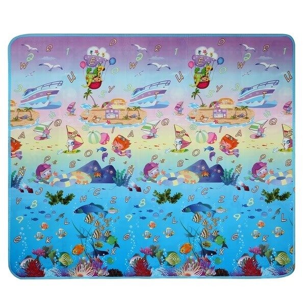 Covoras educativ cu doua fete Litere/Ocean 2M [2]