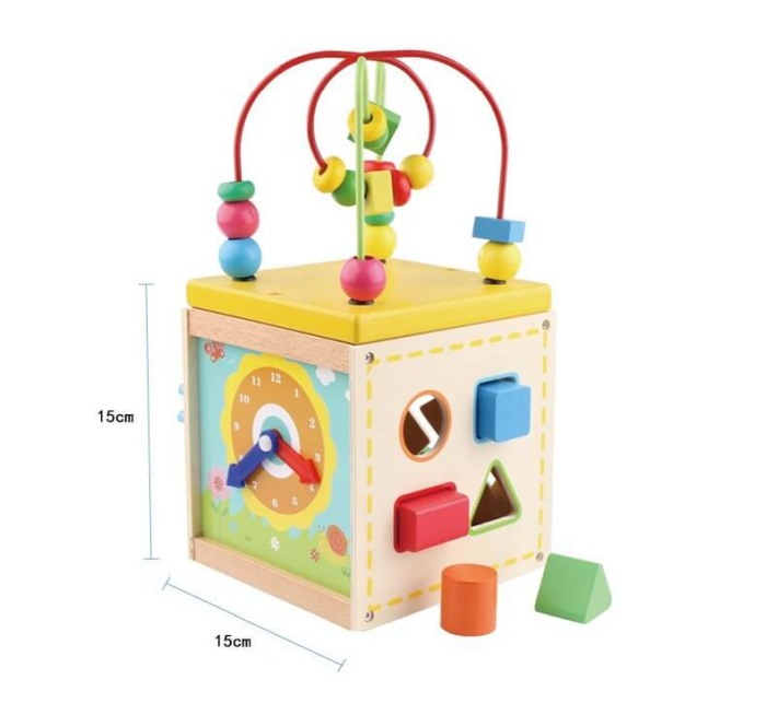 Cub din lemn cu activitati care dezvolta inteligenta copilului [3]
