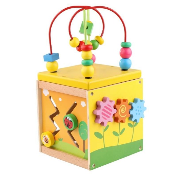 Cub din lemn cu activitati care dezvolta inteligenta copilului [5]