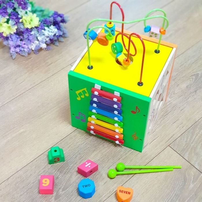 Cub din lemn sortator si xilofon [2]