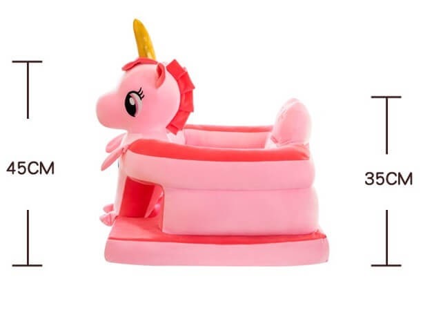 Fotoliu bebe QZ unicorn roz-personalizat cu nume [3]
