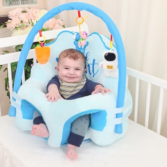 Fotoliu pentru  bebe cu arcada Micul Print Bleu [2]