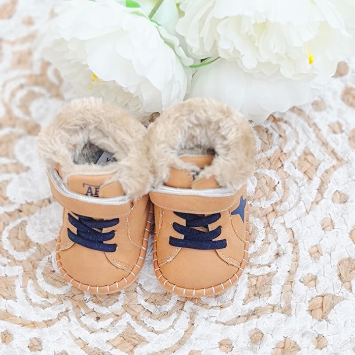 Ghete copii imblanite FD112 Brown [2]