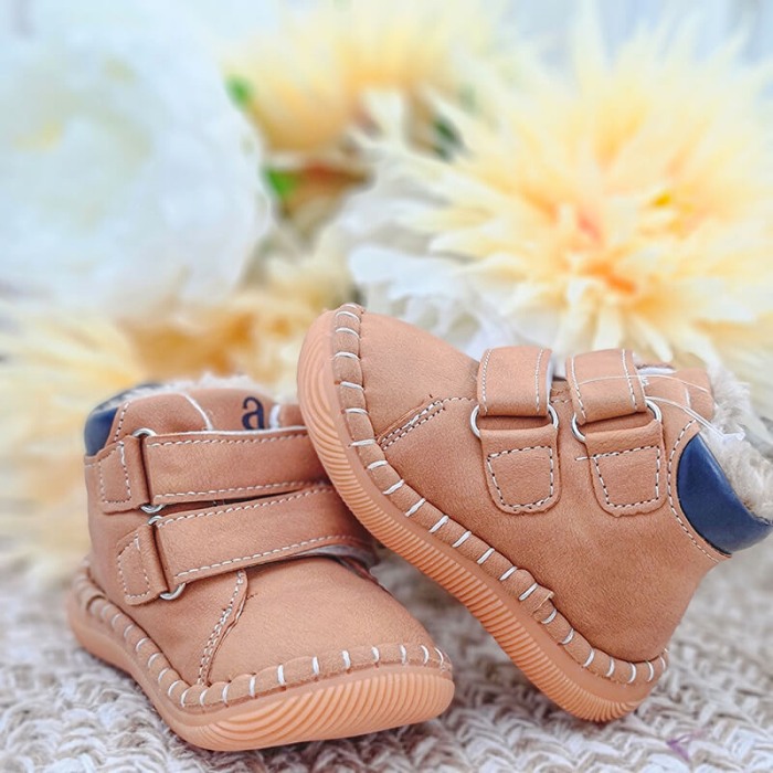 Ghete copii imblanite FD114 Camel [6]