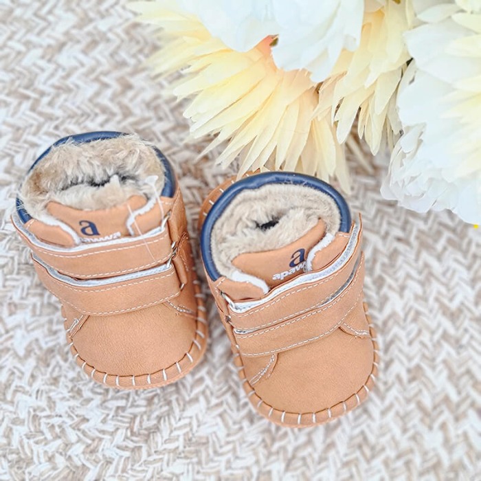 Ghete copii imblanite FD114 Camel [3]
