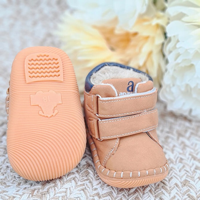 Ghete copii imblanite FD114 Camel [4]