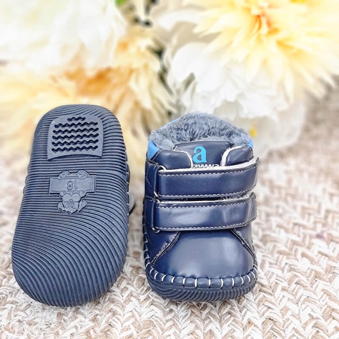 Ghete copii imblanite FD114 Navy [3]