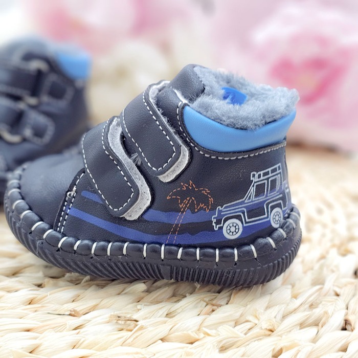 Ghete copii imblanite FD121 Navy [2]