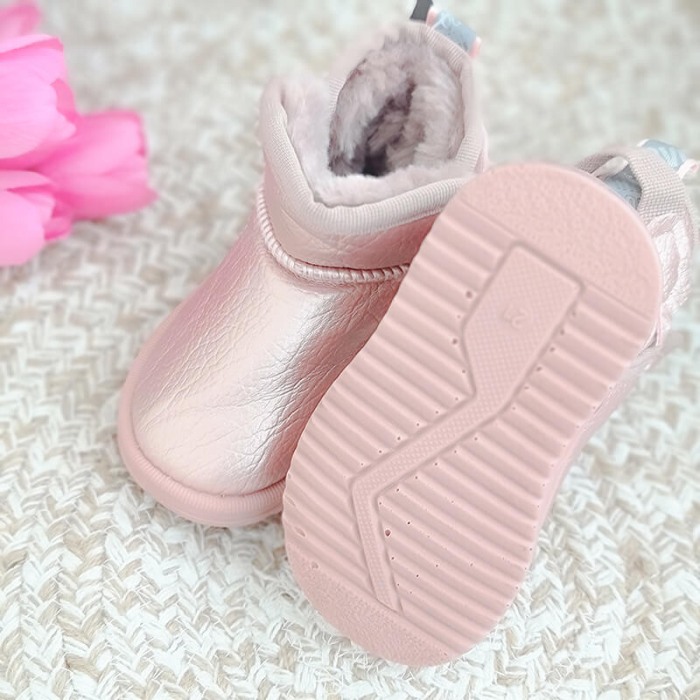 Ghete imblanite tip UGG ZD54 Roz [2]