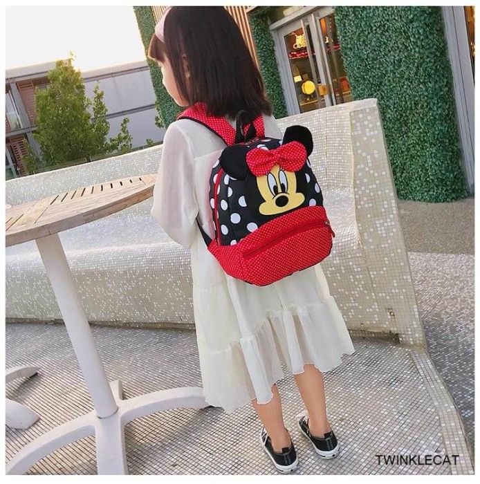 Ghiozdan 3D Minnie Mouse rosu [5]