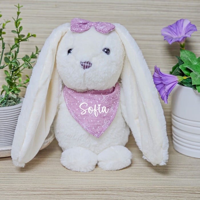 Iepuras personalizat cu nume, culoare Ivoar [1]