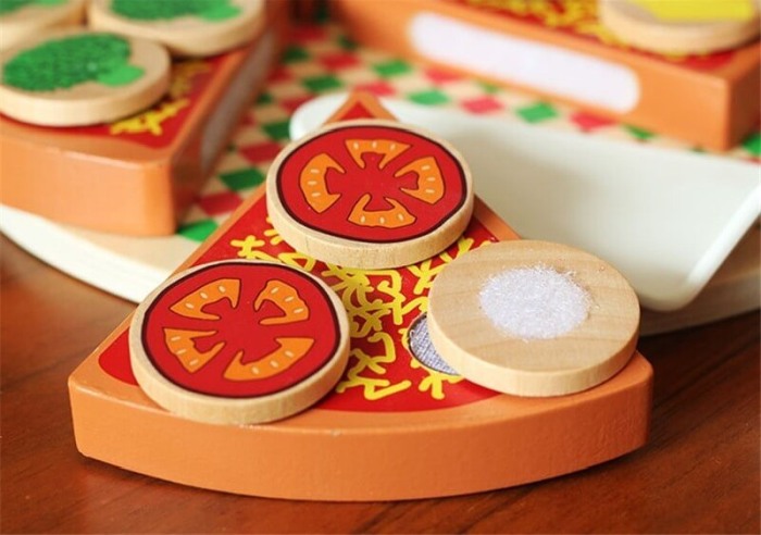 Joc creativ din lemn: Feliaza Pizza [5]