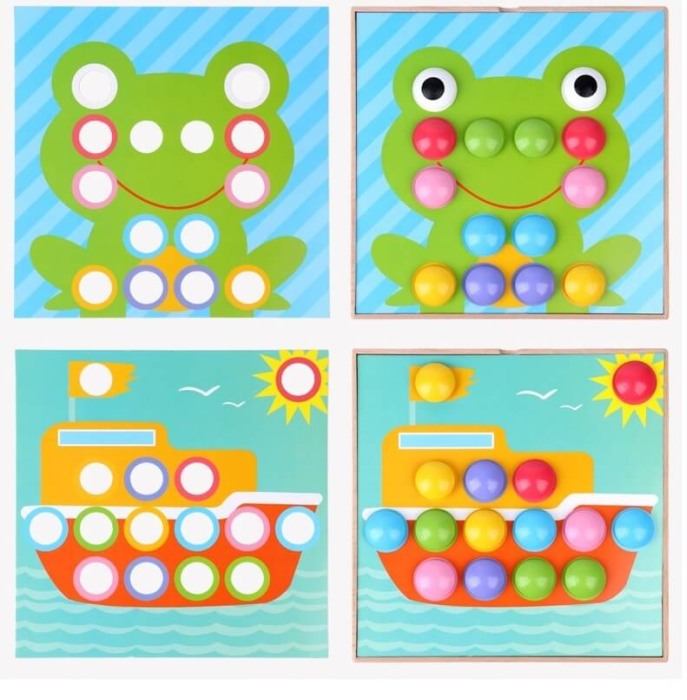 Joc creativ mozaic din lemn [5]