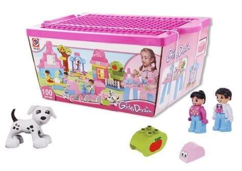 Joc cuburi cu masuta Roz [3]