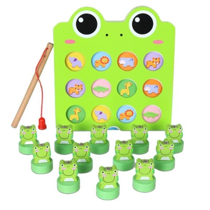 Joc de memorie,asociere si pescuit Broscute Beilaluna [2]