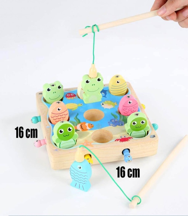 Joc de pescuit din lemn multifunctional [3]