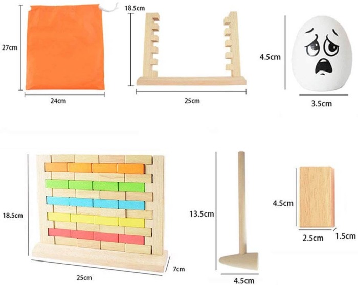 Joc din lemn "Doboara caramizile" [3]