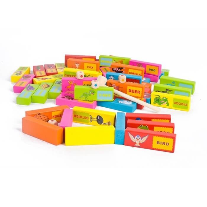Joc din lemn Multicolor Jenga [2]