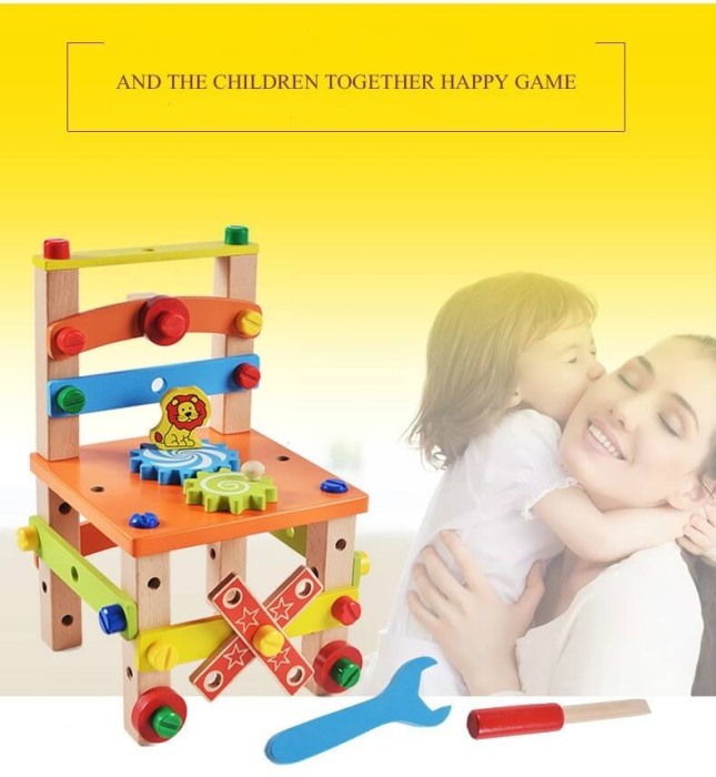 Joc din lemn pentru asamblat [7]