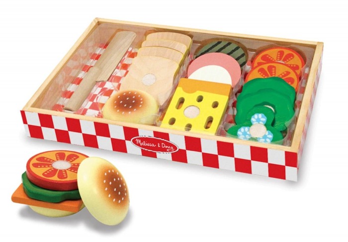 Joc din lemn Sandwich Making Set, Melissa & Doug [4]