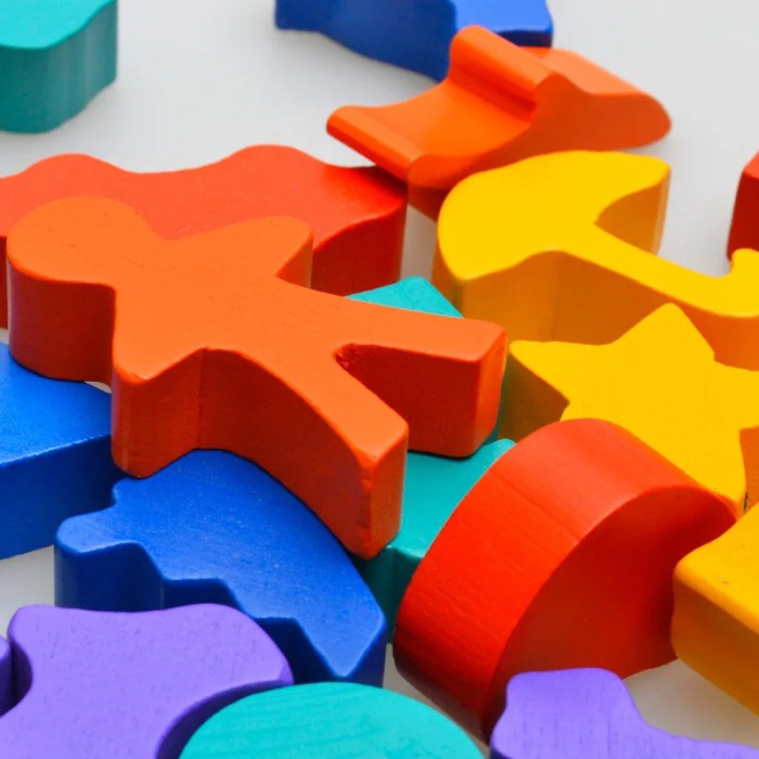 Joc educativ din lemn 3D, Asociere Forme [8]