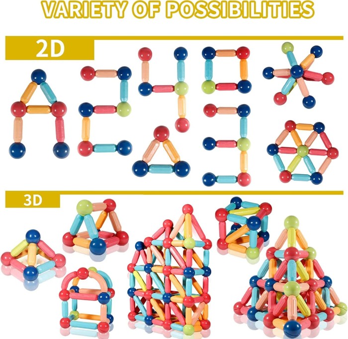Joc Magnetic Stiks cu 72 piese [3]