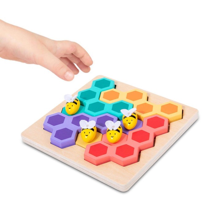 Joc puzzle din Lemn Bee Game [4]