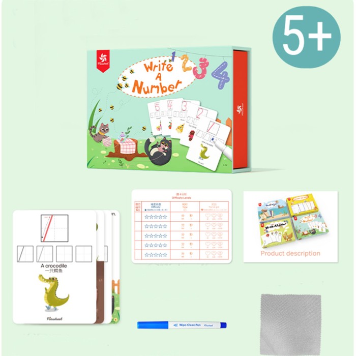 Joc Scrie si Sterge Cifre - Un joc educativ pentru copii [3]