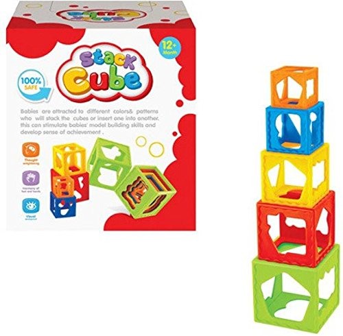 Joc stivuire pentru bebe Stack Cube [3]