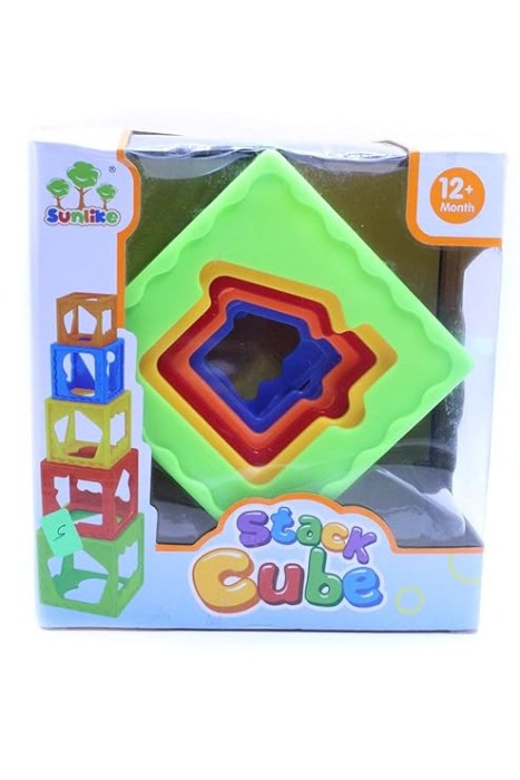 Joc stivuire pentru bebe Stack Cube [5]