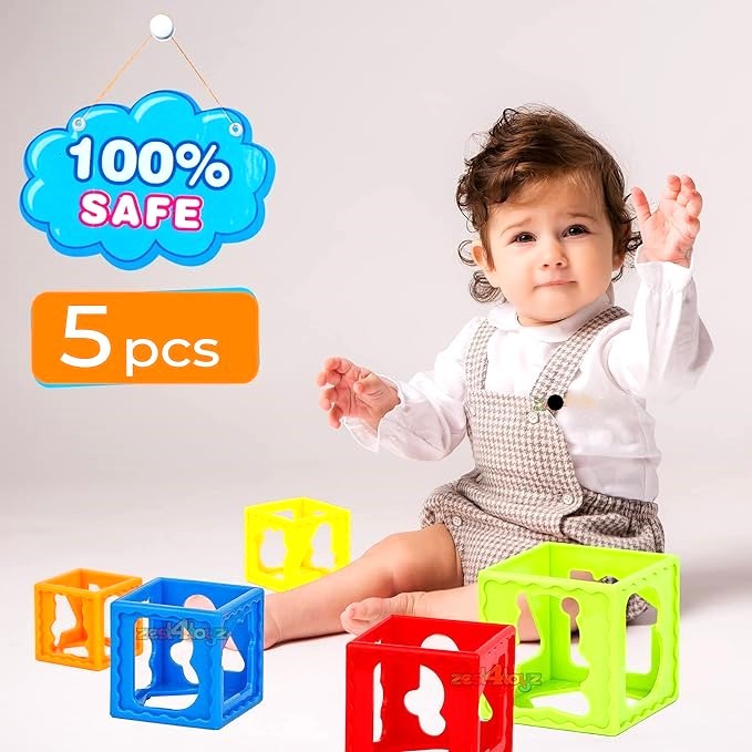Joc stivuire pentru bebe Stack Cube [4]