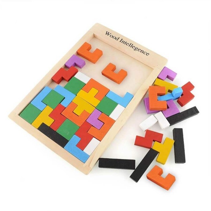 Joc Tetris din lemn [4]