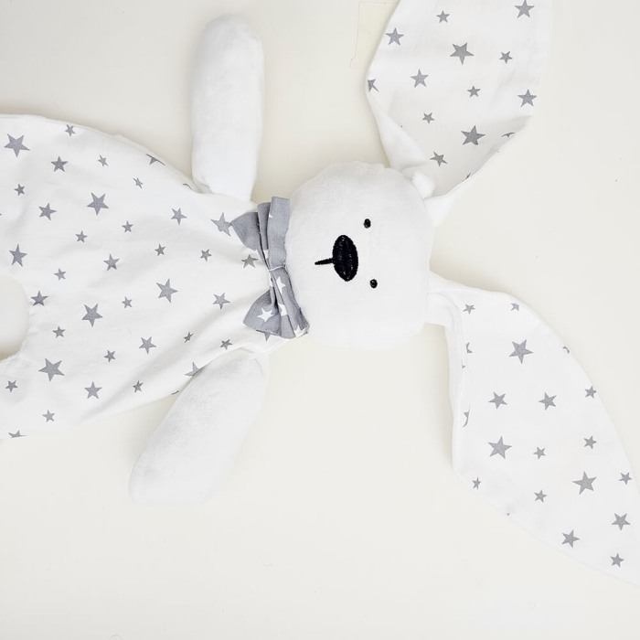 Jucarie atasament Iepuras pentru bebelusi, personalizat cu nume [9]