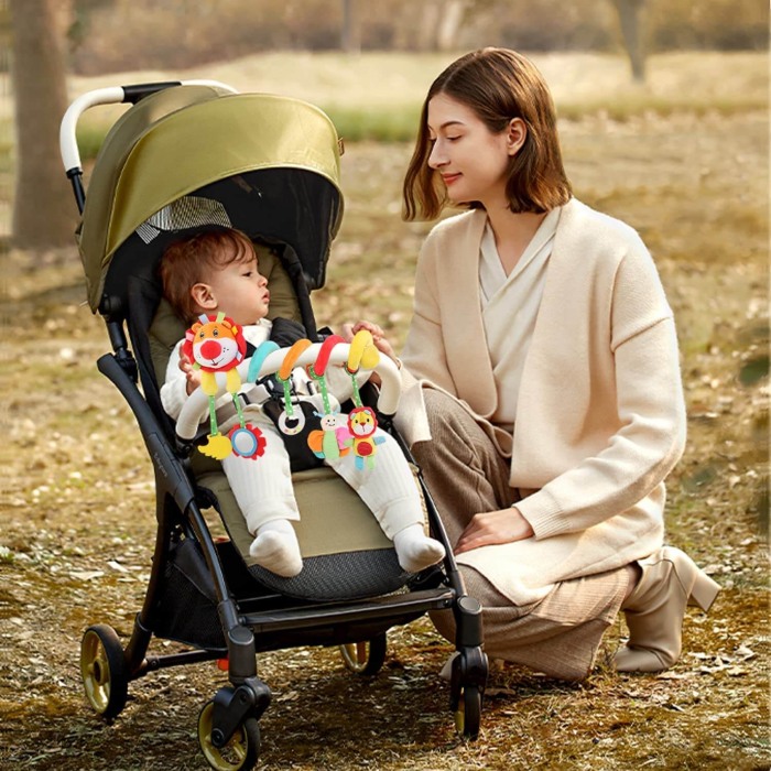 Jucarie bebe 2 in 1 pentru patut/carucior Leut [5]
