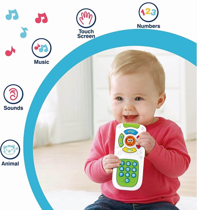 Jucarie bebe 2 in 1 Telecomanda si telefon Oby Toys [2]
