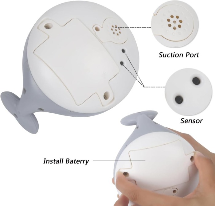 Jucarie de baie Balena magica cu lumini [5]