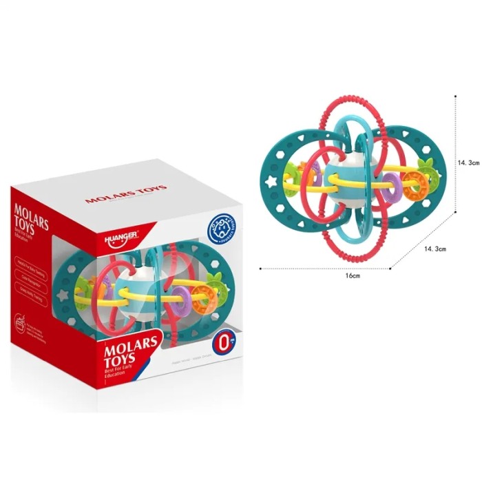 Jucarie dentitie si zornaitoare pentru bebelusi Molars Toys [7]