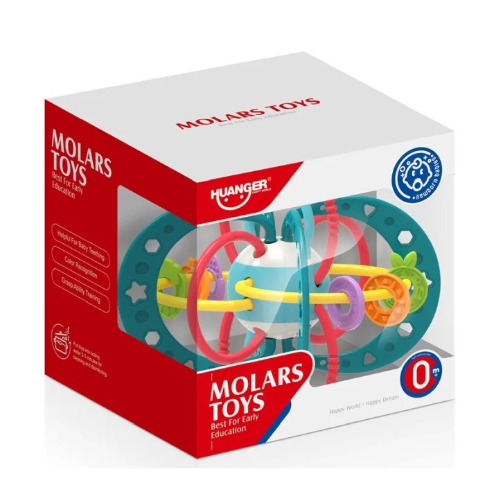 Jucarie dentitie si zornaitoare pentru bebelusi Molars Toys [8]