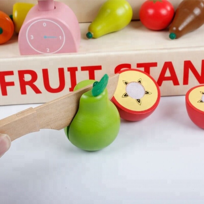Jucarie din lemn Stand cu fructe [2]