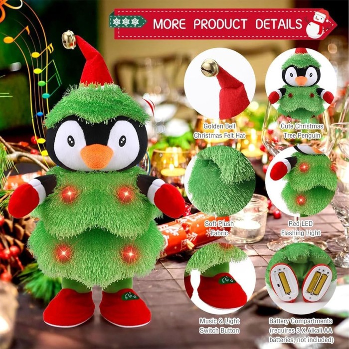 Jucarie interactiva Craciun, Pinguin [4]