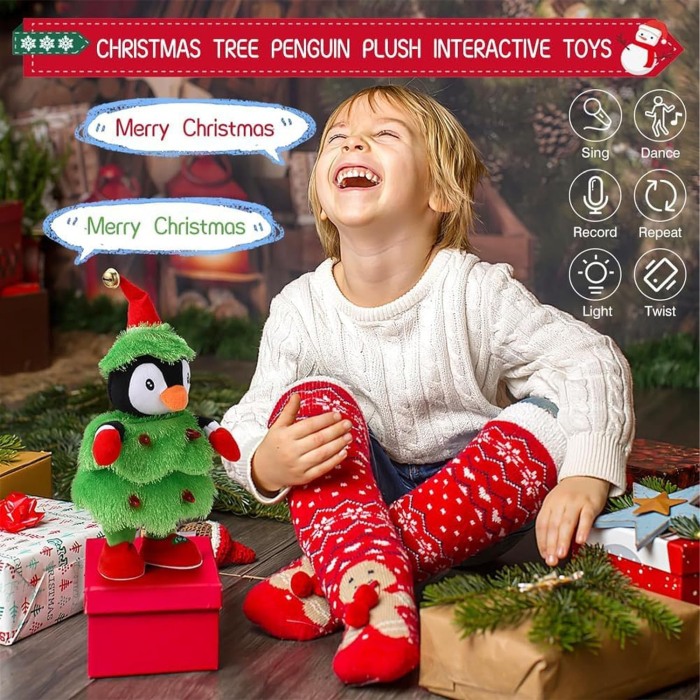 Jucarie interactiva Craciun, Pinguin [5]