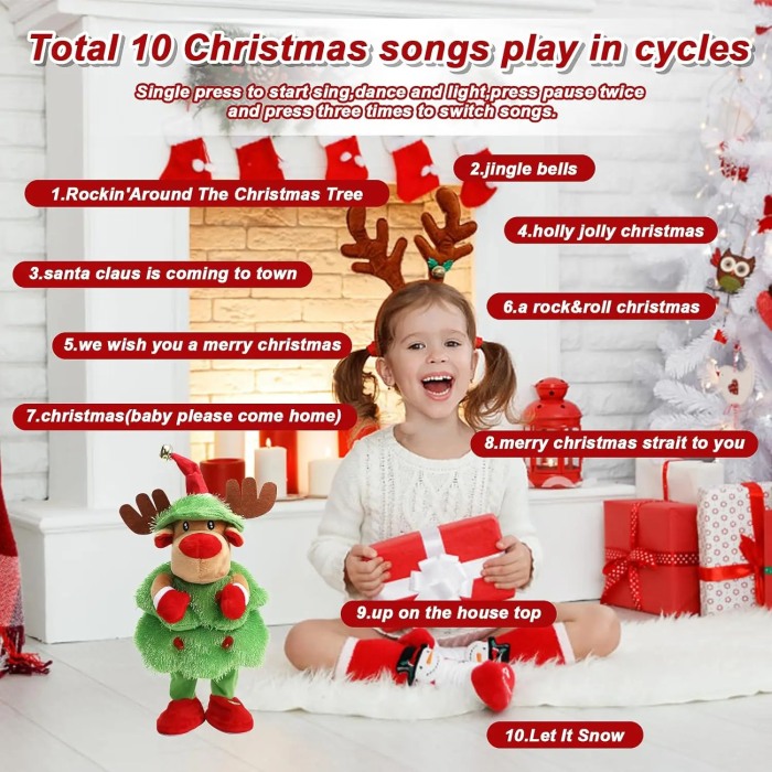 Jucarie interactiva Craciun, Ren [2]