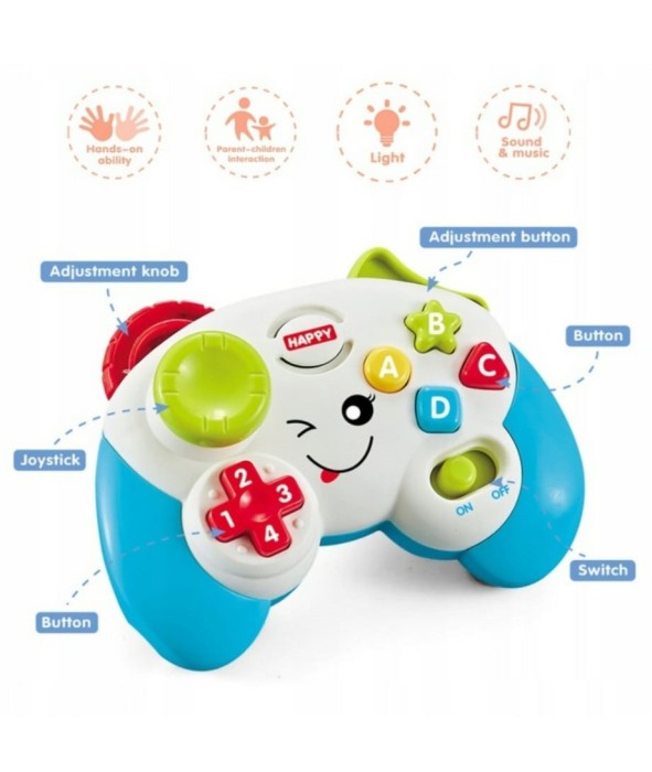 Jucarie interactiva cu lumini si sunete,Controller Game [2]