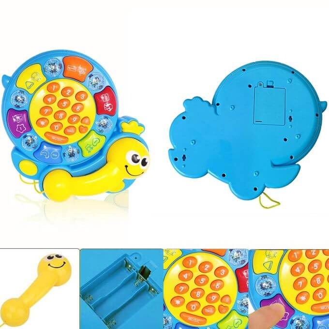 Jucarie interactiva pentru bebe Telefon Melc [3]