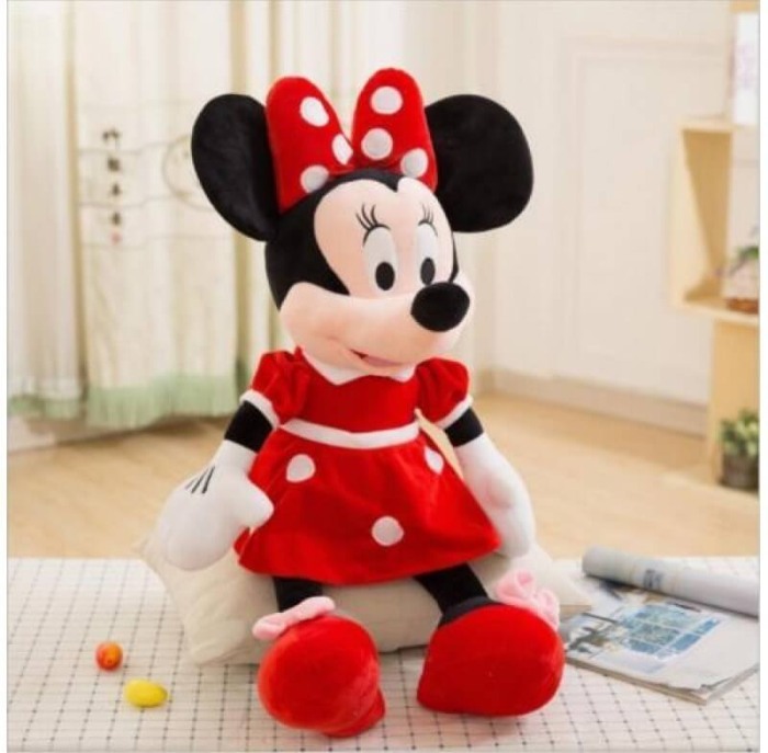 Jucarie plus Minnie Mouse 100 CM Rosu personalizata cu nume [2]