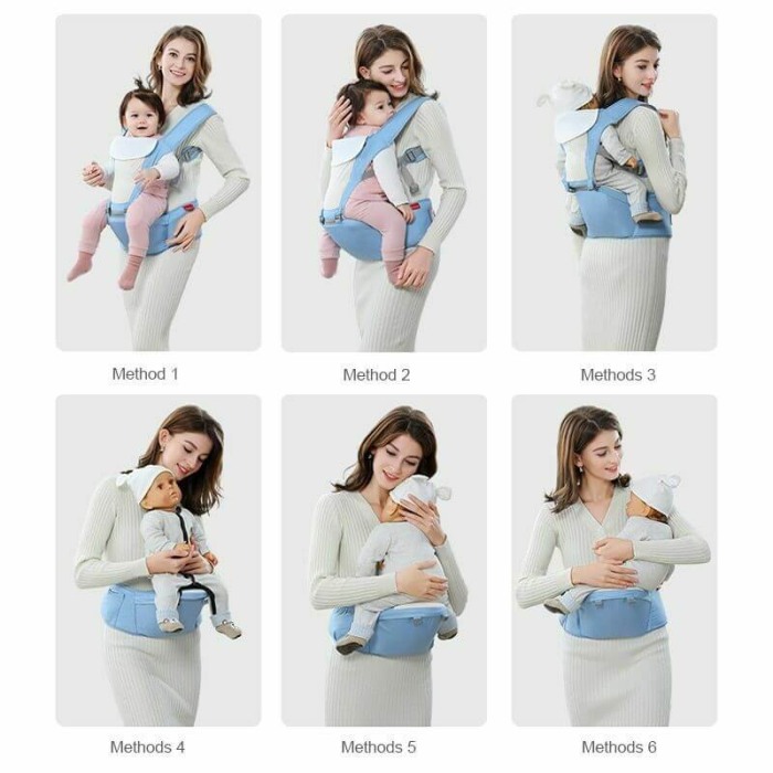 Marsupiu bebe ergonomic 6 in 1 cu scaunel [2]