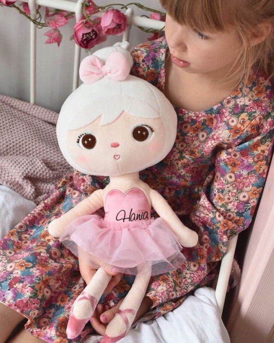 Papusa balerina personalizata cu nume, 50 cm [5]