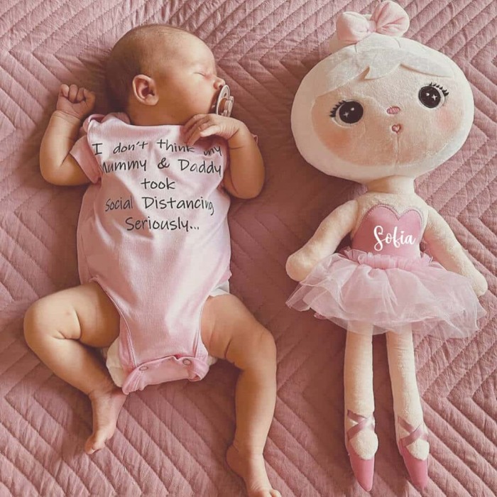 Papusa balerina personalizata cu nume, 50 cm [3]
