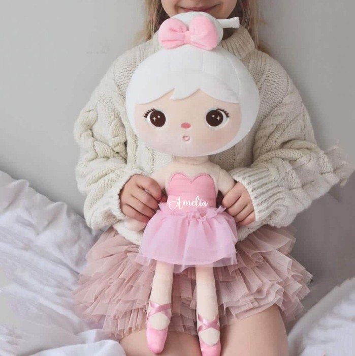 Papusa balerina personalizata cu nume, 50 cm [2]